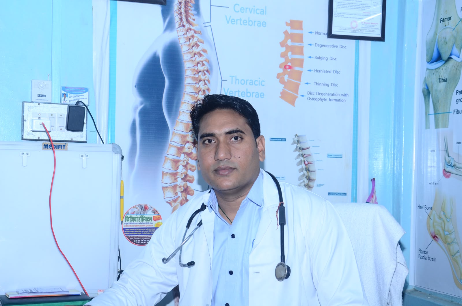 Dr. Harish Kumawat, senior physiotherapist providing physiotherapy and rehabilitation care in Kuchaman City